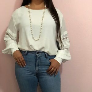 Vince Camuto Ivory Blouse